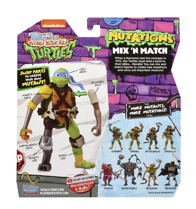 Tales of Teenage Mutant Ninja Turtles: Mutations Mix and Match Donatello Basic Action Figure Assortment