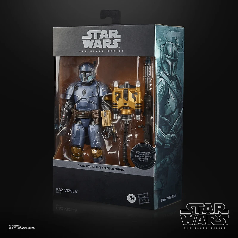 Star Wars The Black Series, Collection Graphite, Paz Vizsla - Notre exclusivité