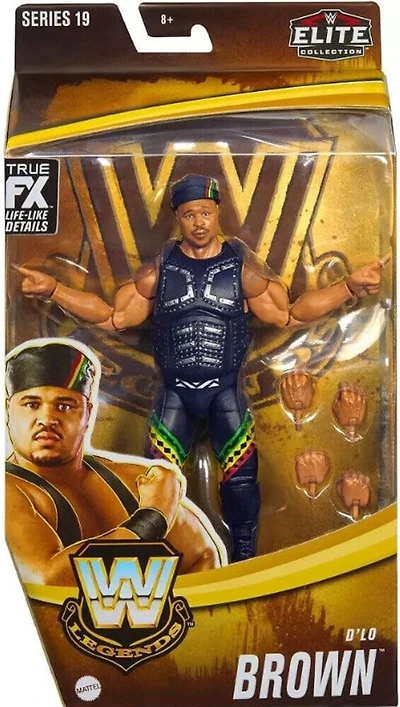 WWE Elite Collection D'lo Brown Action Figure Legends Mattel Series 19
