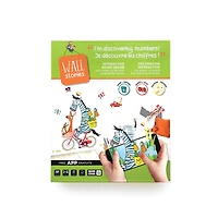 Wall Stories autocollants muraux pour enfants - Découvrir les chiffres - Autocollants muraux interactifs pour chambre d'enfants - Grand autocollant mural avec application de jeu et d'activité gratuite