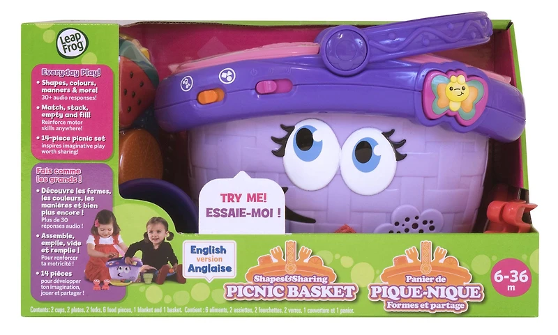 LeapFrog - Shapes and Sharing Picnic Basket - English version