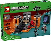 LEGO Minecraft La Bataille des Withers - Cadeau de Jeu de Simulation pour Joueur, Ensemble de Construction avec Jouet d'Établi 21590