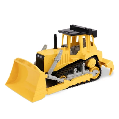 Véhicule de construction jaune de taille moyenne, Bulldozer de taille moyenne, Driven