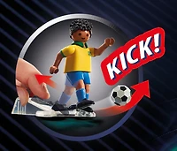 Playmobil - Joueur de football - Brésilien