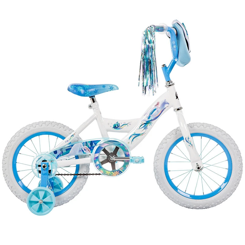 Vélos de 14 pouces, Reines des Neiges de Disney par Huffy, Blanc - Notre exclusivité