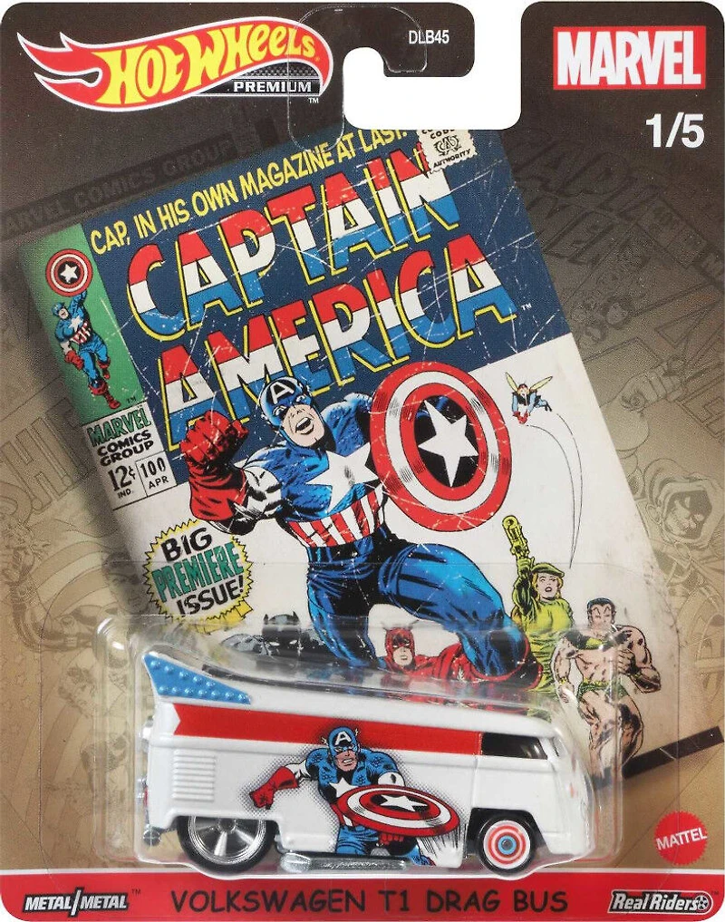 Hot Wheels - Véhicule Volkswagen T1 Drag Bus