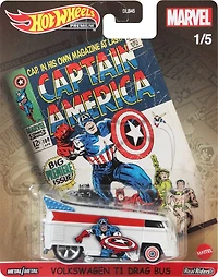 Hot Wheels - Véhicule Volkswagen T1 Drag Bus