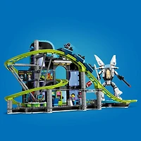 LEGO City Robot World Roller-Coaster Park Set, Building Toy with 8 Minifigures, Creative Gift for Kids, 60421