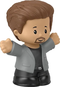 Fisher-Price Little People Man in Gray Jacket Figure pour les tout-petits et les enfants d'âge préscolaire