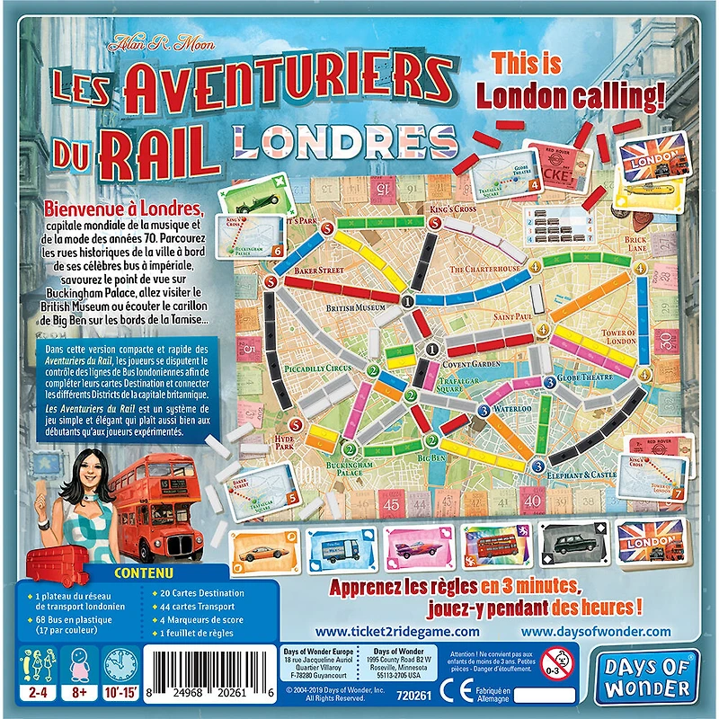 Days Of Wonder - Les Aventuriers Du Rail - Express - Londres - Édition française