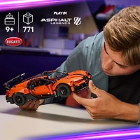 LEGO Technic L'Hypervoiture de Bugatti Chiron Pur Sport, Jouet de Voiture de Course, Cadeau de Véhicule pour Enfants 42222