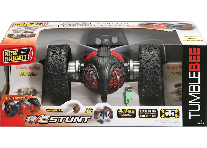 Remote Control 10" Tumblebee with Lights and Sound