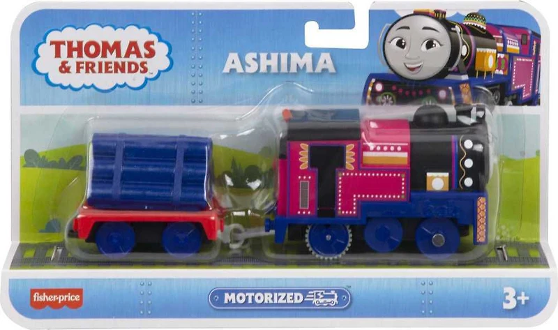Fisher-Price-Thomas et ses Amis-Ashima-Locomotive motorisée et wagon