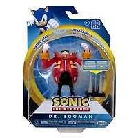 Figurines Sonic 4 pouces - Dr. Eggman avec piège à crampons 