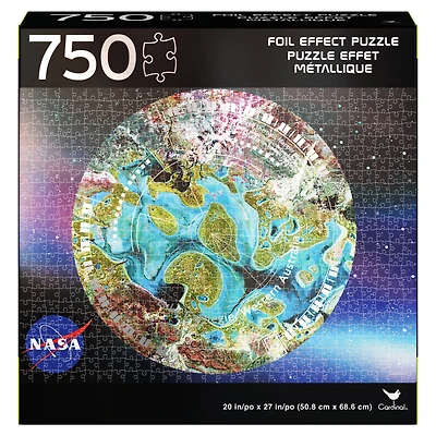 Puzzle NASA 750 pièces avec effet aluminium, aérien