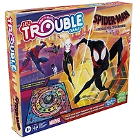 Trouble : Spider-Man Across the Spider-Verse Part One, jeu de plateau pour fans de Marvel, 2 à 4 joueurs, plateau tournant