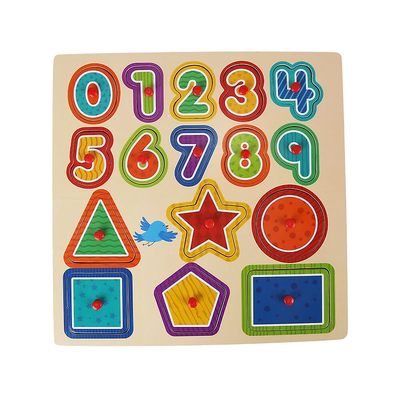 Alphabet, Numbers & Shapes Puzzles - 1 per order, assortment may vary (Each sold separately, selected at Random)