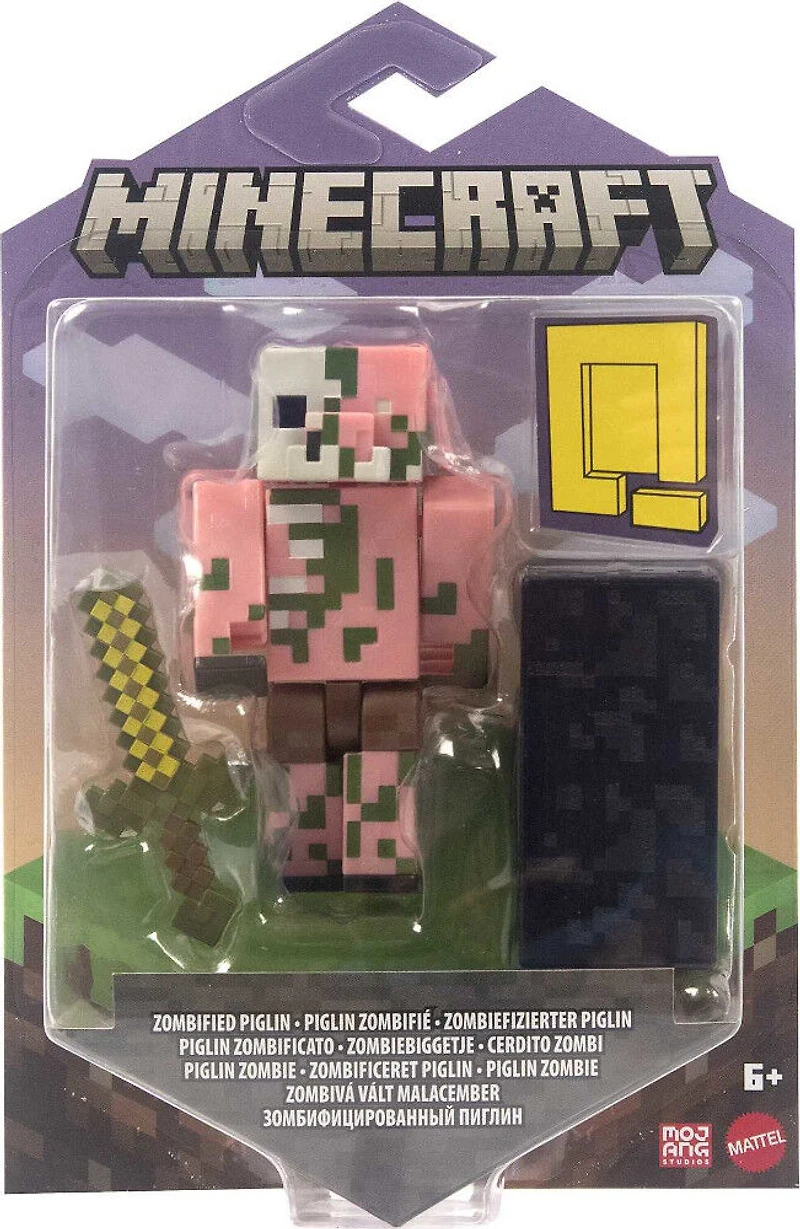 Minecraft - Figurine - Crée-Un-Portail - Piglin Zombifié