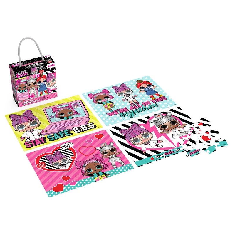 L.O.L. Surprise!, Coffret de 4 puzzles
