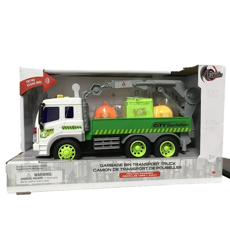 Dragon Wheels - Camion De Transport De Poubelles