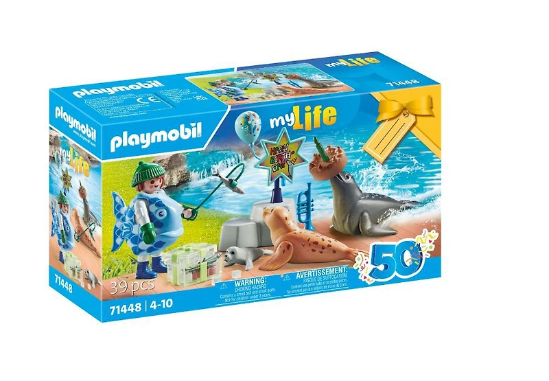 Playmobil - Animatrice avec otarie et phoques