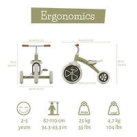 Chillafish Ziggi Tricycle Olive