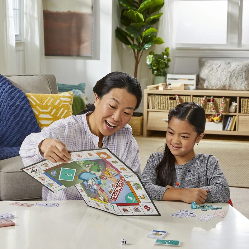 Monopoly Découverte, jeu de plateau, plateau réversible, 2 niveaux, outils pédagogiques