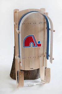 JAB - Traîneau traditionel pour enfant avec le logo LNH de l'équipe des Nordiques de Québec