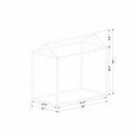 Sweedi Maison lit pour enfant Bambin Blanc