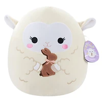 Squishmallows de 12,7 cm Pâques - Sophie agneau crème avec lapin chocolat