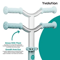 Yvolution Glider 2-en-1 Trottinette 3 roues et jouet à chevaucher - Bleu canard