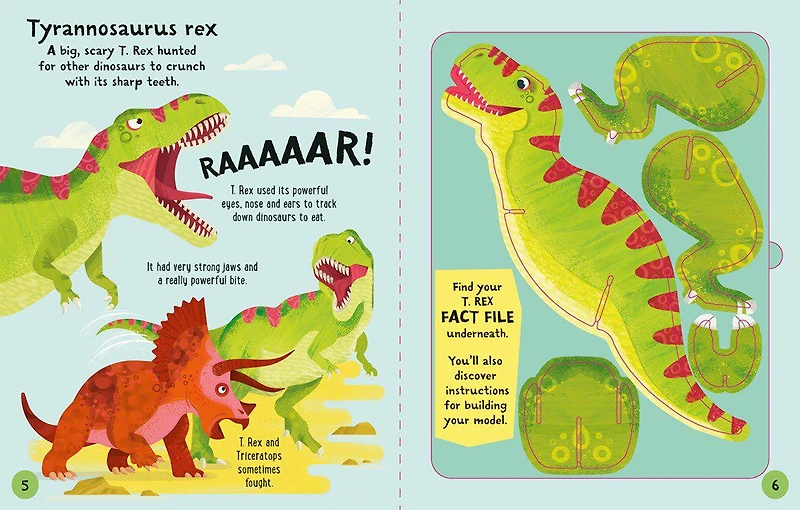 Slot-together Dinosaurs - Édition anglaise