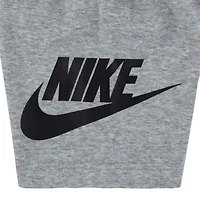 Nike French Terry Short Set - Dark Grey Heather
