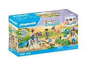 Playmobil - Cavaliers avec poneys et saut d'obstacles