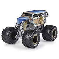 Monster Jam, Monster truck Big Kahuna officiel, véhicule en métal moulé, échelle 1:24