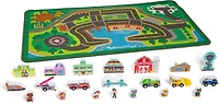 Melissa and Doug - Paw Patrol Activity Rug- Adventure Bay