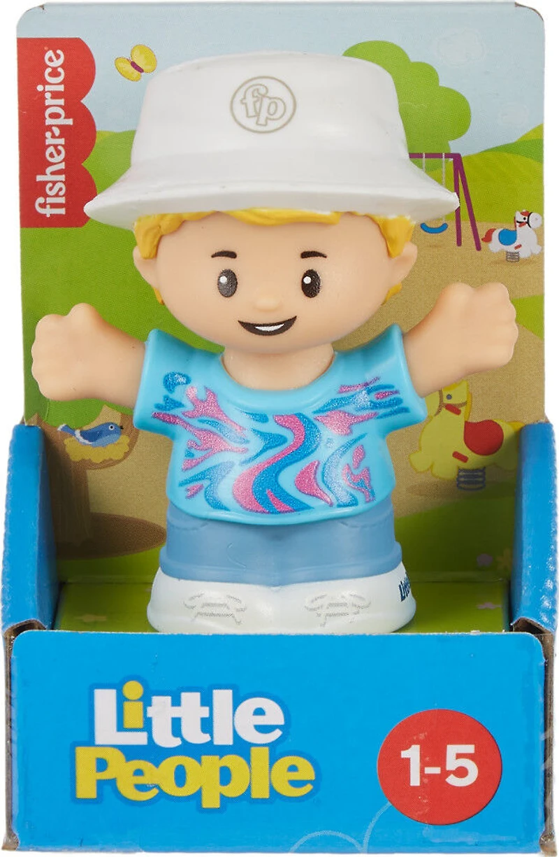 Fisher-Price Little People Boy in Tie-Dye Figure pour les tout-petits et les enfants d'âge préscolaire