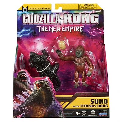 Godzilla x Kong 6"Figure Suko with Titanus Doug