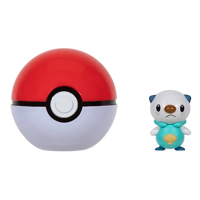 Pokémon Clip 'N' Go - Moustillon (Oshawott) & Poké Ball