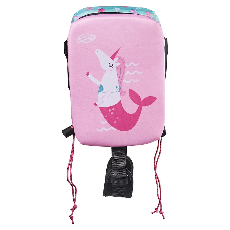 Swimways, Gilet De Natation Power Swimr Pour Enfant, Pour Piscine En Extérieur, Taille Moyenne, Sirène Rose