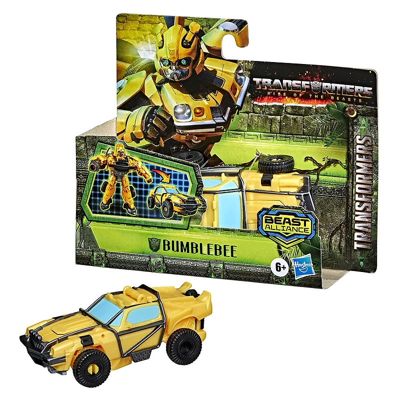 Transformers: Rise of the Beasts Movie, Beast Alliance, Battle Changers Bumblebee Action Figurep, 4.5 inch