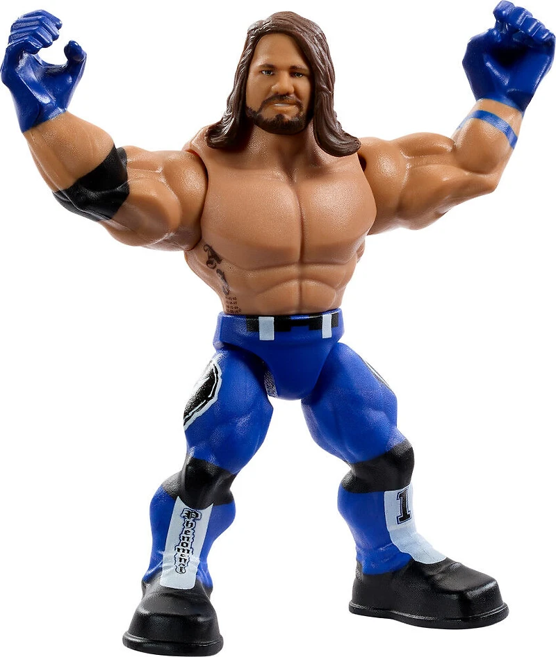 WWE  Knuckle Crunchers  Figurine articulée et acc.  AJ Styles