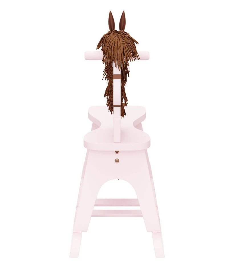 Storkcraft Wooden Rocking Horse - Primrose Pink