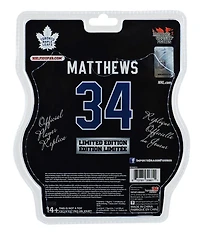 Auston Matthews Maple Leafs Toronto Figurine 6' LNH - Édition limitée 4 buts