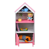 Pink/White Dollhouse Book Shelf