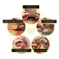 Escape Room The Game, Puzzle Adventures: Secret of The Scientist Jigsaw Puzzle and Escape Room Board Game -Édition anglaise