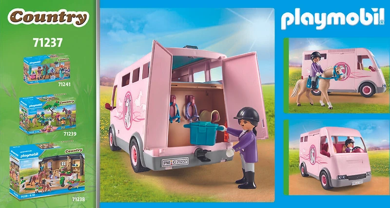 Playmobil - Van avec chevaux