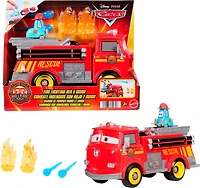 Disney and Pixar Cars Radiator Springs Race & Rescue Fire Fighting Red & Guido & Accessories