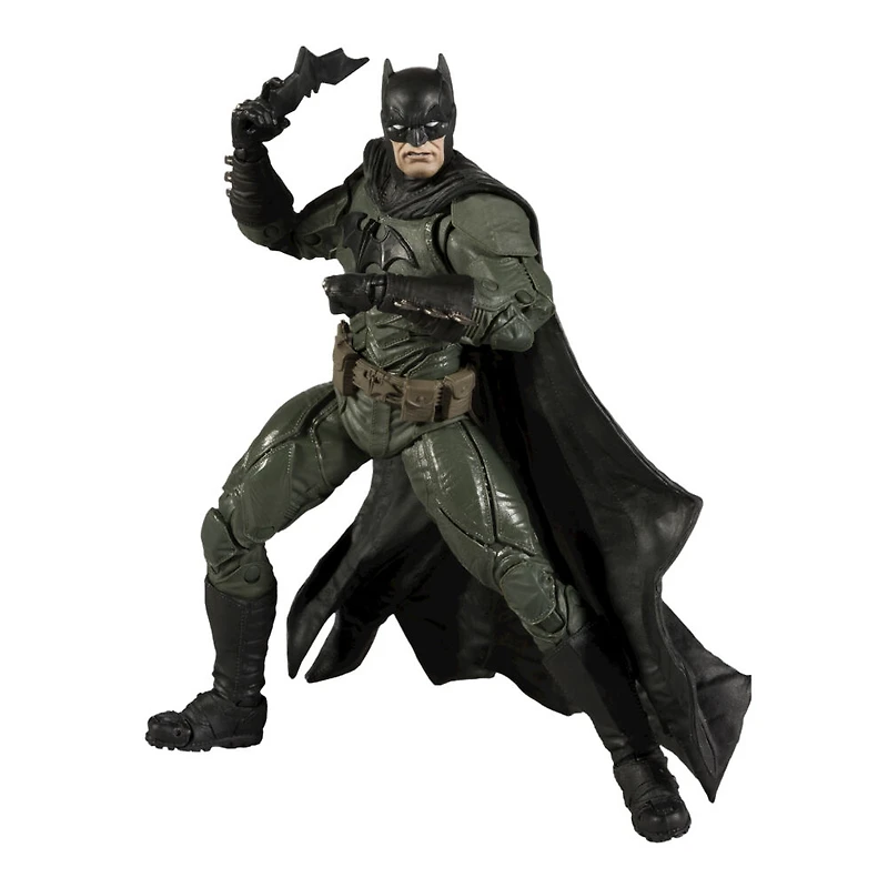 DC Direct - 7 Inch Figurine with Comic - Black Adam Comic - Batman Figurine