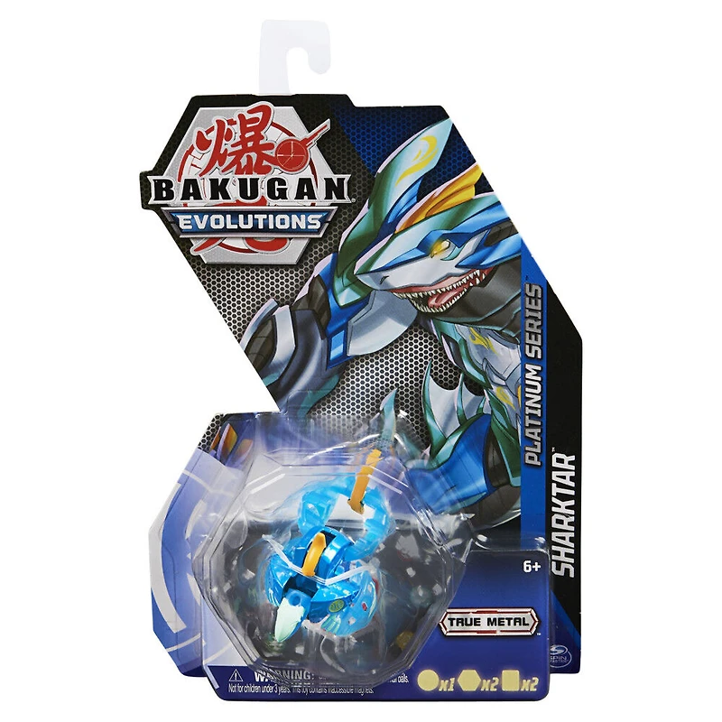 Bakugan Evolutions, Sharktar (), Platinum Series True Metal Bakugan
